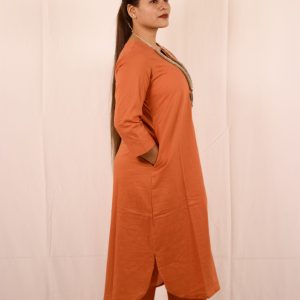 TerraCotta Cotton Sukoon Kurta Set