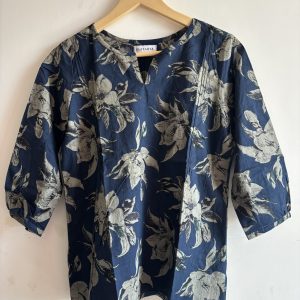 Deep Blue Rojana Cotton Top