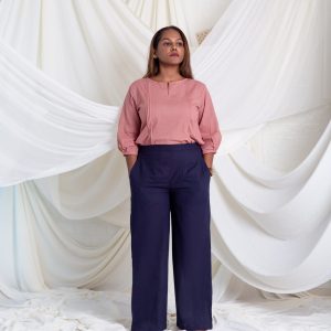 Blush Pink Rojana Cotton Top