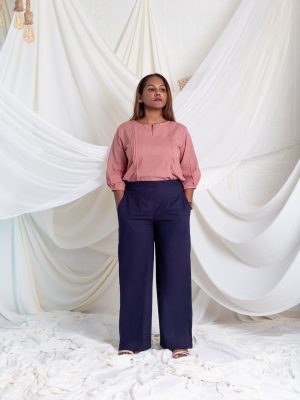 Blush Pink Rojana Cotton Top