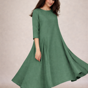 Sage Green kali Kurta Set