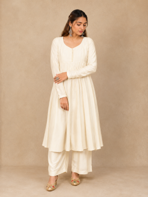 Ivory Charm 16-kali Anarkali Set