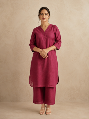 Magenta Everyday Kurta Set