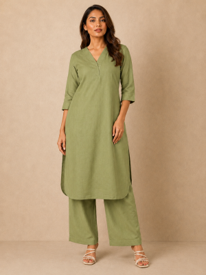Sage Green Everyday Kurta Set